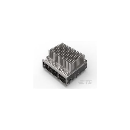 Te Connectivity 1x3 QSFP Kit Assy Bhnd Bzl Networking 2007456-3